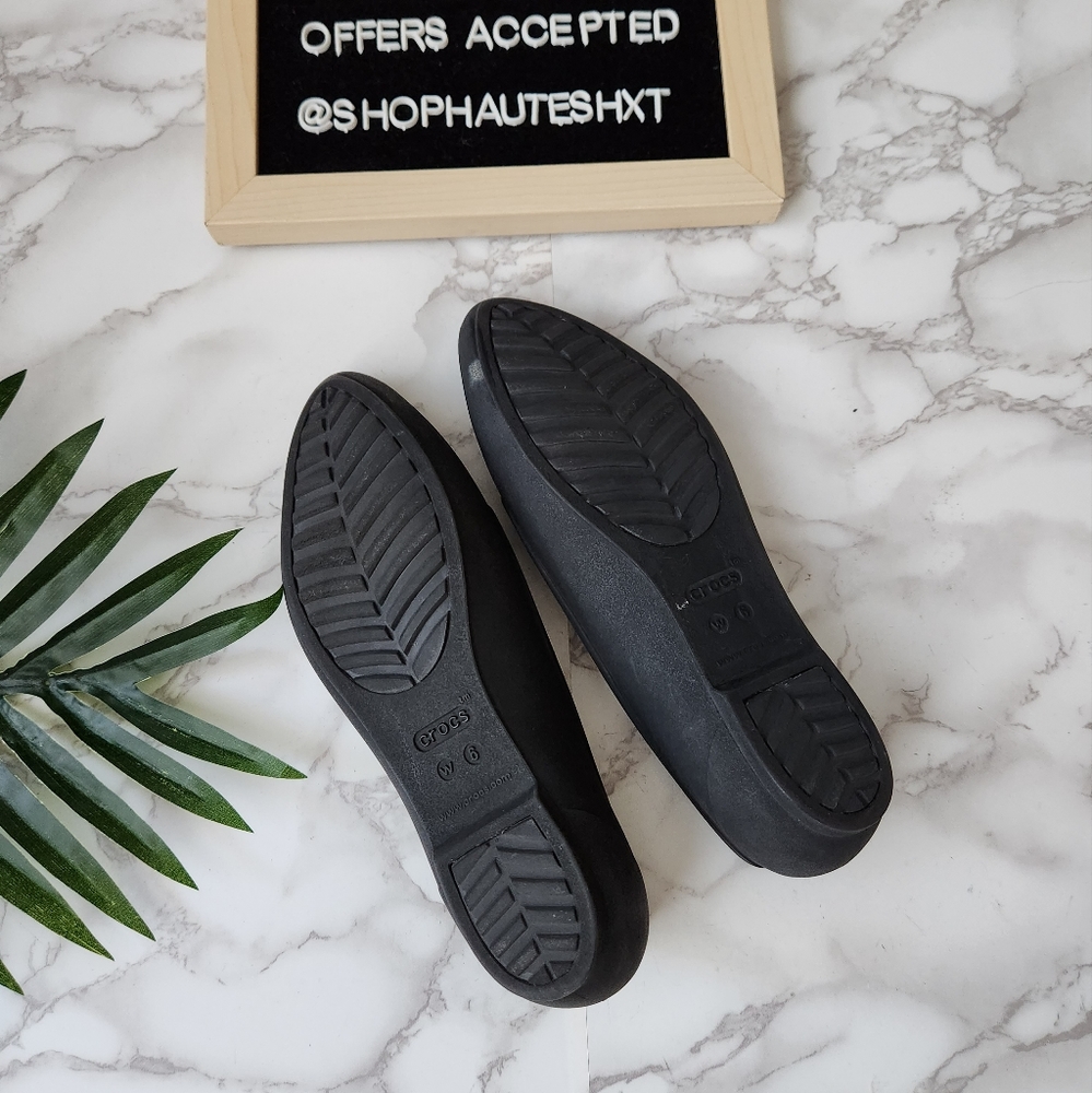 Crocs Black Eve Ballet Flats - Picture 7 of 8